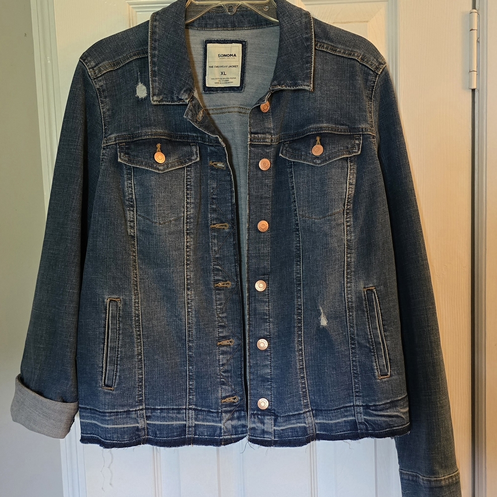 Sonoma Women's Classic Blue Jean Jacket